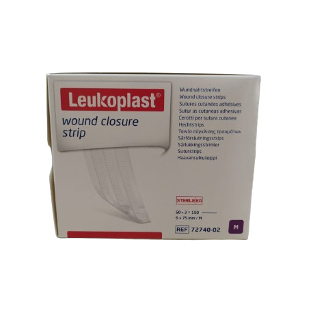Tiras de sutura Cutánea leukostrip 6,4mm x 76mm