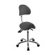 Taburete tipo pony con respaldo regulable (SIL-1025A)