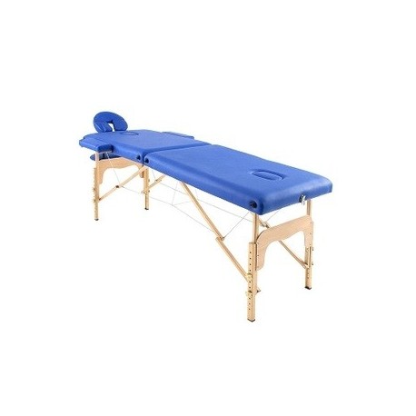 Camilla plegable de madera 186 x 66 cms