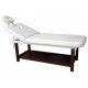 Camilla Fija 2 cuerpos de madera wengue ROMBO (SIL-WK_S001)