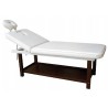 Camilla Fija 2 cuerpos de madera wengue ROMBO (SIL-WK_S001)