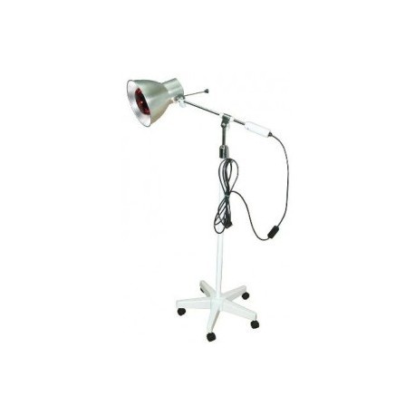 Lámpara de infrarrojos de pie rodable con bombilla de 250W (MILLAS-E21A)