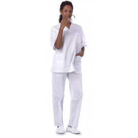 Casaca sanitario unisex en color blanco (B9200)