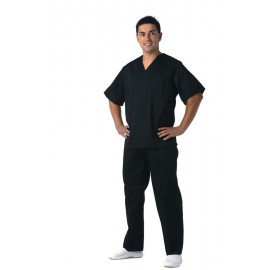 Casaca sanitaria unisex en color negro (B9200)
