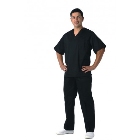 Casaca sanitaria unisex en color negro (B9200)