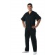Casaca sanitaria unisex en color negro (B9200)