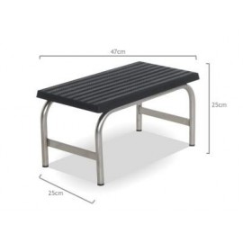 Banqueta Acero Inox., piso antideslizante (BG-234/1)