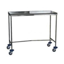 Mesa para instrumental en forma de riñón acero inoxidable