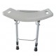 Asiento de Ducha a Pared Abatible en Acero Pintado con patas (DRIVE-SWALL002)