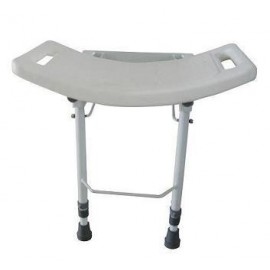 Asiento de Ducha a Pared Abatible en Acero Pintado con patas (DRIVE-SWALL002)