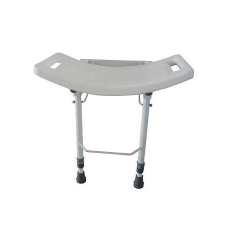 Asiento de Ducha a Pared Abatible en Acero Pintado con patas (DRIVE-SWALL002)
