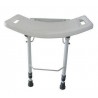 Asiento de Ducha a Pared Abatible en Acero Pintado con patas (DRIVE-SWALL002)