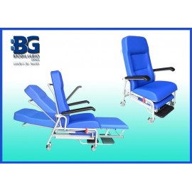 Sillón de tratamiento y traslado de enfermos con ruedas (BG-238)