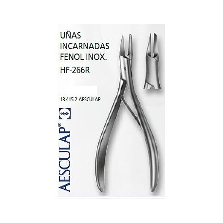 Alicate Uñas Incarnadas Fenol Aesculap (13.415.2)