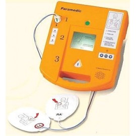 Desfibrilador semiautomatico DEA con pantalla, voz , mochila y parches (BIANC-EME-CU-ER1)