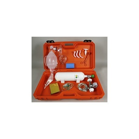 Maleta de emergencia médica completa (INOX-001594)