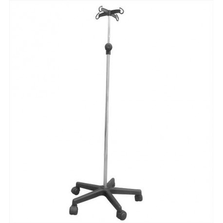 Portasuero cromado con base ABS con 4 colgadores plásticos (BG-226/3)