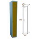 Taquilla Ancho 310. 1 Cuerpo. 1 Puerta (BG-T400/2)