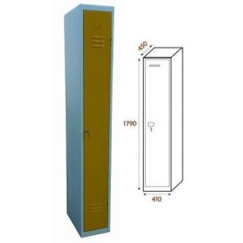 Taquilla Ancho 410. 1 Cuerpo. 1 Puerta (BG-T435/1)