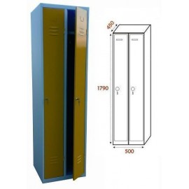 Taquilla Ancho 500. 2 Cuerpos 2 Puertas (BG-T401/1)