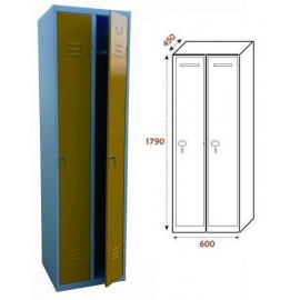 Taquilla Ancho 600. 2 Cuerpos. 2 Puertas (BG-T401/2)