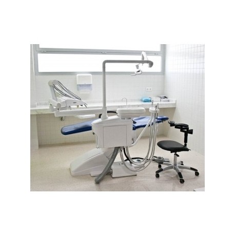 Sillón dental - odontológico eléctrico de gama alta con pedal de control, incluye silla de trabajo