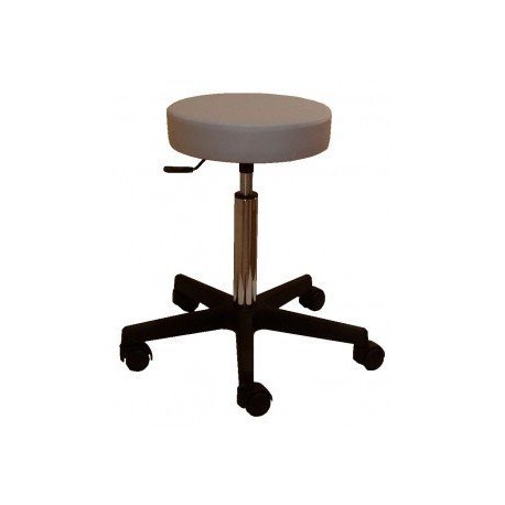 Taburete alto PRO, a gas, asiento en skai.