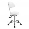 Taburete circular con respaldo REGULABLE (SIL-1025B)