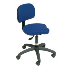 Taburete BICICLETA base negra con respaldo ( S-2639)