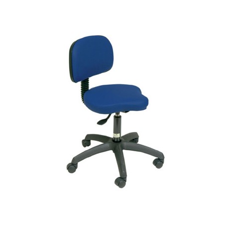Taburete BICICLETA base negra con respaldo ( S-2639)