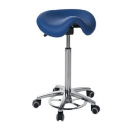 Taburete DERBY base cromada con accionamiento de pie (S-5670-AP)
