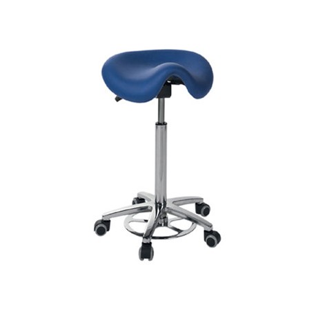 Taburete DERBY base cromada con accionamiento de pie (S-5670-AP)