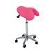 Taburete PONY SILLA MONTAR base cromada (S-3660)