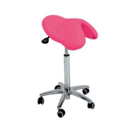 Taburete PONY SILLA MONTAR base cromada (S-3660)