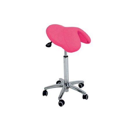 Taburete PONY SILLA MONTAR base cromada (S-3660)