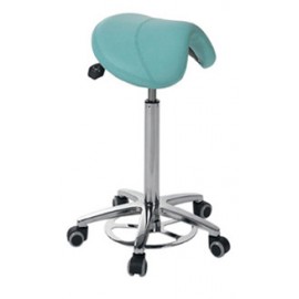 Taburete PONY base cromada con accionamiento de pie (S-5630-AP)