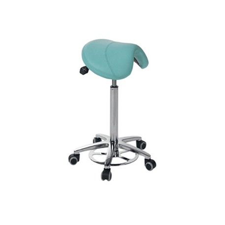 Taburete PONY base cromada con accionamiento de pie (S-5630-AP)