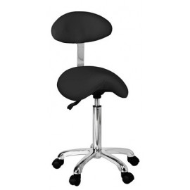 Taburete tipo Pony con respaldo (SIL-1022AB2)