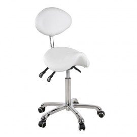 Taburete tipo pony con respaldo regulable (SIL-1025)