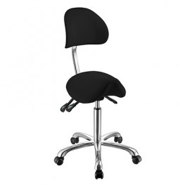 Taburete tipo pony con respaldo regulable (SIL-1025A)