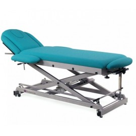 Camilla eléctrica multifuncional para osteopatía de 7 secciones con ruedas MOBERCAS (CE-0177-R)