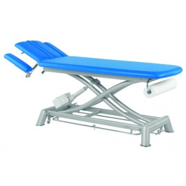 Camilla eléctrica ECOPOSTURAL dos cuerpos, tapón rectangular, elevación en tijera y periférica
