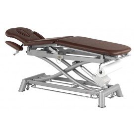 Camilla multifuncional eléctrica ECOPOSTURAL, dos motores, respaldo ergonómico, tapon rectangular y periferico