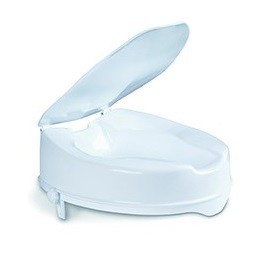 ASIENTO ELEVADOR WC DE PLÁSTICO CON TAPA