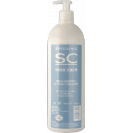 Basic Crem, crema de masaje neutra, bote de 1000 ml con dosificador (SC-521RC)