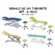 Camilla eléctrica ECOPOSTURAL multifuncional, tijera, cabezal ergonómico (C-3931-M47)