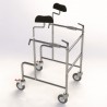 Andador Maxi-caminador axilar plegable 'GMA' con ruedas (AD252)