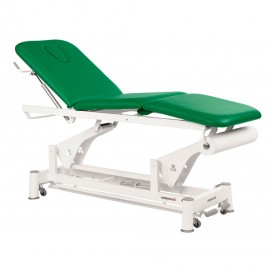 Camilla eléctrica Ecopostural biela blanca 3 cuerpos con pliegue central 62x198 (C5526M45T13)