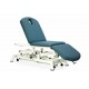 Camilla hidráulica 3 tipo sillón 3 cuerpos mobercas, ruedas escamoteables(CH-2135-R)