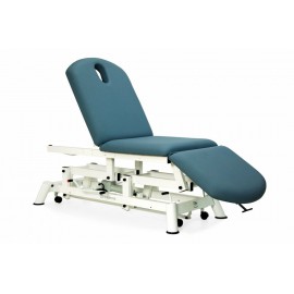 Camilla hidráulica 3 tipo sillón 3 cuerpos mobercas, ruedas escamoteables(CH-2135-R)